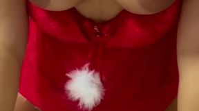 Merry Christmas! Queen LED Lights get anal and pussy gifts