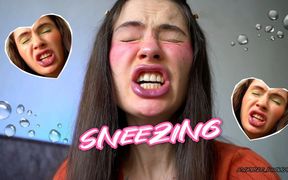 She Loses Control Wet Sneeze Right in My Face