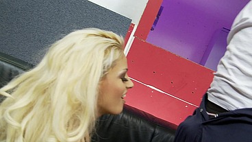 See Katie get his cock hard in her mouth as her pussy gets wet in anticipation of the...