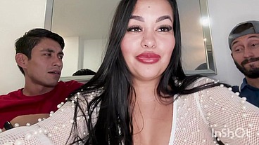 FULL VIDEO!! My sexy outfit can only be enjoyed by my husband and his best friend - La Lucero