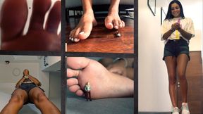 Your Biggest Fan - Giantess Enola Shrunk her favorite start and makes him smells her feet!