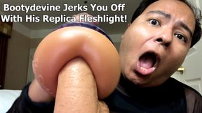 Bootydevine Jerks You Off With His Replica Fleshlight!