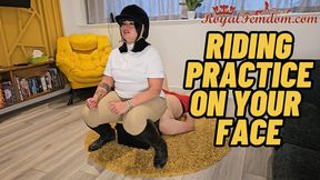 Riding Training On Your Face Mobile
