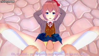 POV You Get A Footjob From All Doki Doki Literature Club Girls!