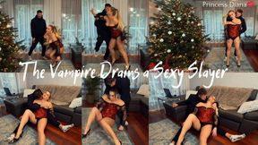 The Vampire Drains A Sexy Slayer MOV
