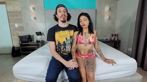 KISSING MY GIRLFRIEND VERY HORNY - BY ODAH AND CLEO - CLIP 1 IN FULL HD