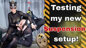 Femdom Suspension Bondage Demo!