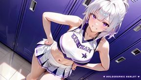 The Head Cheerleader’s Little Foot Bitch