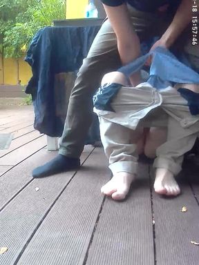 Amateur Twink Submits His Flatmate to His Kinks and Fetishes