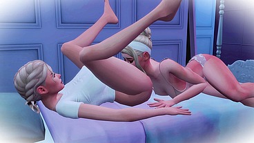 STEPMOM SEDUCED STEPDAUGHTER STREAMER FOR HARD LESBIAN SEX (SIMS 4 + ANIME HENTAI + SFM)