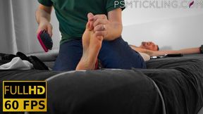 Helpless José is tickled to madness HD (foot tickling)