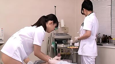 Japanese Nurses Take Care Of Patients