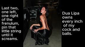 Dua Lipa Celebrity JOI / (with items)