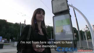Czech Beauty gives amazing blowjob before getting fucked from behind