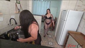 2 BBWS, ONE HOT MILF: KISSING, LOVE & BREAKFAST TOGETHER - NEW MILF LADY SIRENA AND MELISSA LINS - FULL VERSION IN FULL HD - NEW MAY 2026