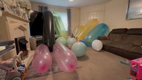 Balloon destruction 4k 60fps