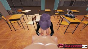 Hot Korean Isa Latex 3D Hentai: Domination Handjob, Sloppy Blowjob Big Dick Deepthroat Cumshot