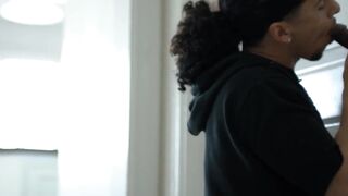 Black Bad Boy Ravishes White Guy in Hardcore Anal Threesome