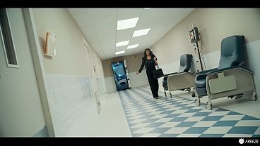 I can't believe this is happening! Employee freeze pranks Milf Boss,