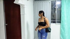 A dark-haired man enters my room and fucks me rich for my vagina&#x1F32E;&#xFE0F;, homemade sex in Spanish