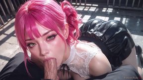 the young woman was behaving very badly, so the guard fucked her in the ass in the prison cell. [ai]