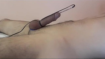 The e-stim of a cock from the inside