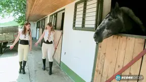 Barn sex party with Christy Marks and Terry Nova