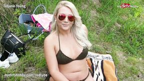 ”MyDirtyHobby - Titty German chick caught him spying”