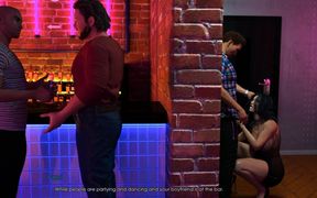 Cuckold Story - Anna Opens Her Boyfriend's Mind to Cuckold at the Bar