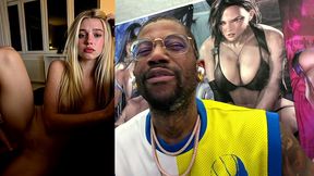 tight shaved pussy blonde girl gets her cunt used, ai generated