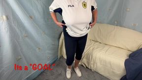 Mrs Mature Feet supporting Scotland 476