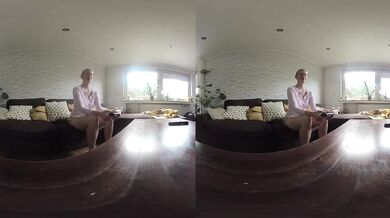 BlondeHexe VR ruined by her eager old school lover watch her choke on his thick cock