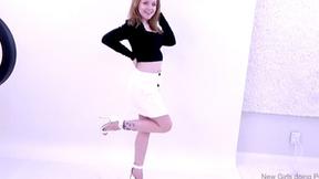 ”Lustful blonde takes big cock deepthroat at audition”