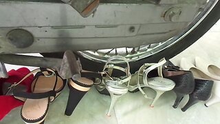 SOUND OF HEEL SHOE Heel Shoe Bra Motor Sperm Heel Shoe Bra W33