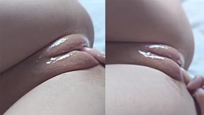 Wet PUFFY PUSSY masturbation and intense moaning | Female Orgasm