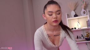 i fuck the asian masseuse in the massage room with my huge monster cock ,happy ending