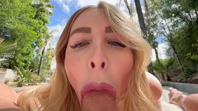 my pov with horny blonde girl madison lanez