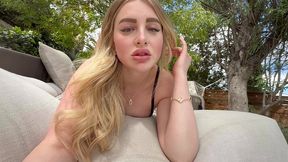 my pov with horny blonde girl madison lanez