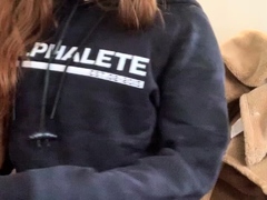 Amateur striptease and Solo masturbation