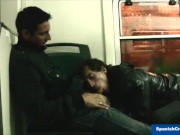 St8 Dude Serviced on a Train