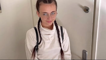 Teacher punishes student with hard anal fucking