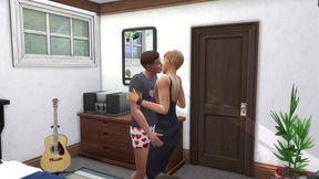 sims4 - weekend at mike s and his dad - part 1&2 (complete)