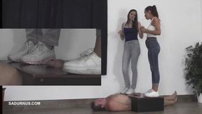Misteresses Cassy and Natasa and Carolina Reaper vs slave's cock picture in a picture mp4