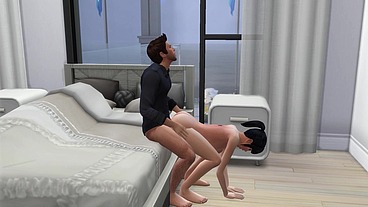 Pegando a amiga da esposa. The Sims 4