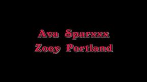 zoey portland and ava sparxxx lesbian masturbation