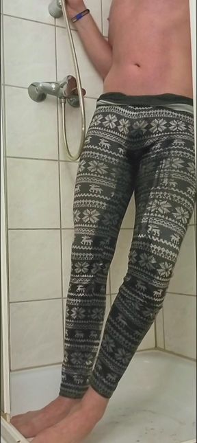 in leggings