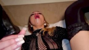 BBC Hot Whore Training Her Cunt