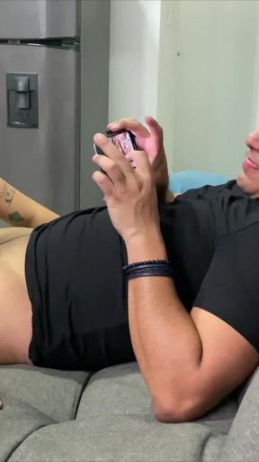 How to make porn with two sexy girls - Wild double Blowjob POV from a side angle   Clip 2