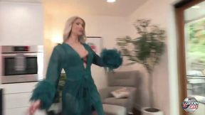 Hot plumber pounds trans girl Domino Presley in hardcore scene