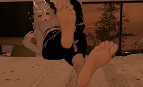 Foot Slave Worships Me in VRChat